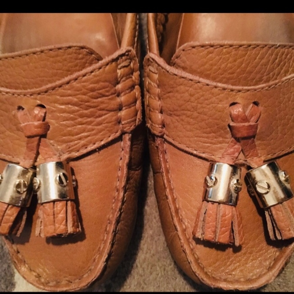 Tory Burch Lawrence Tassel Driving Moccasins Flats